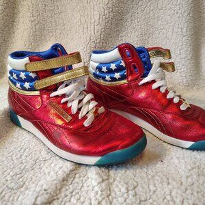 Rare Reebok Wonder Woman hightop sneakers